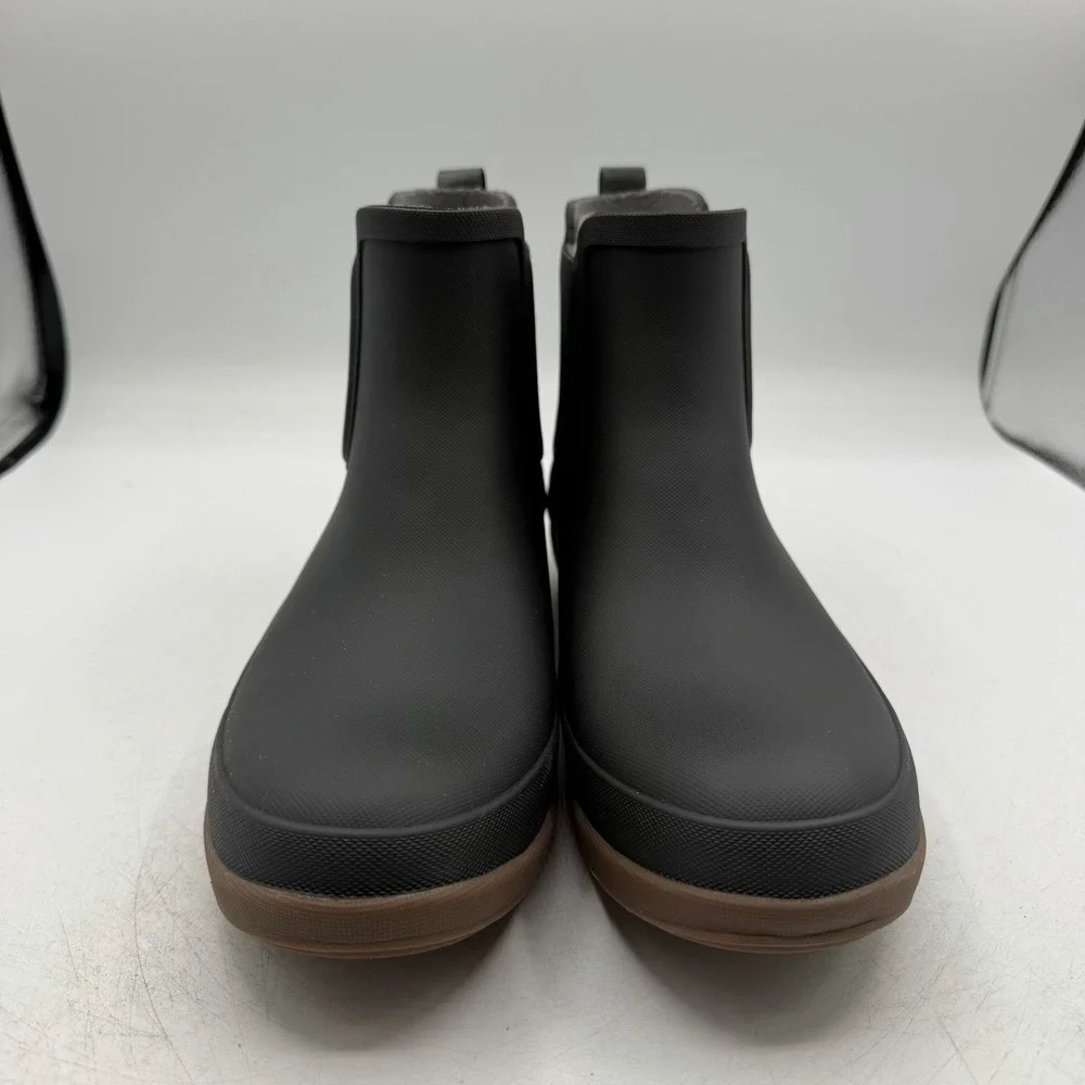 Bogs Amanda II Chelsea Boots Womens Sz 9 Black Waterproof Pull On 73480-001